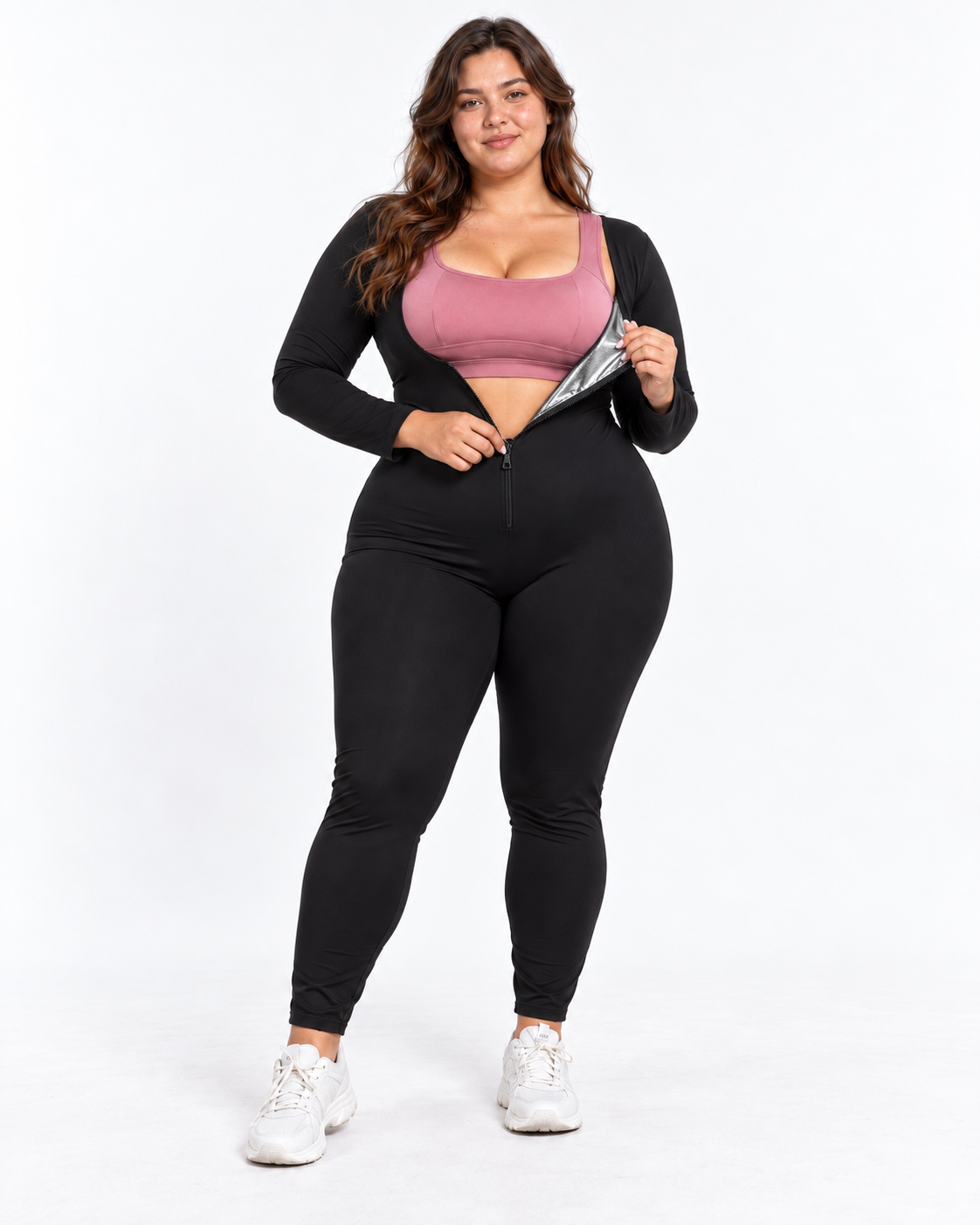 SaunaSculpt™ Plus Size Jumpsuit